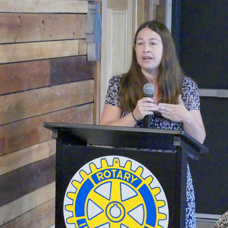 The Benzonia Public Library Benzie Sunrise Rotary Club